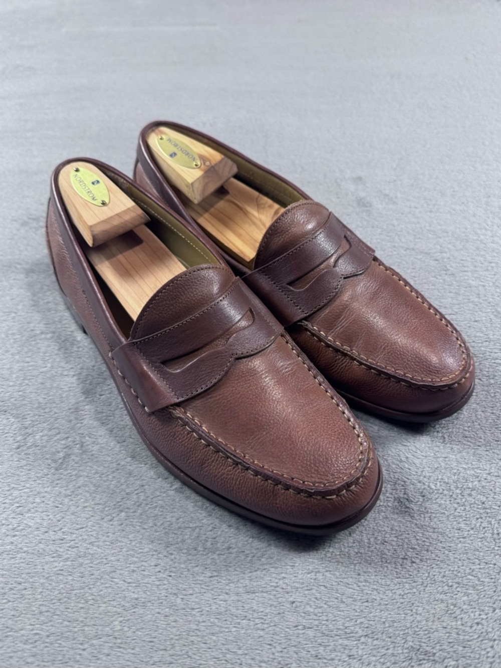 Cole Haan ‘Fairmont’ Men's Brown Leather Penny Loafers